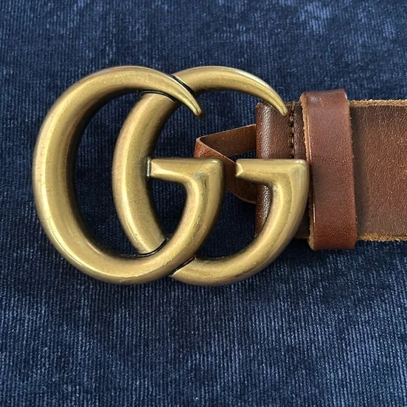 Gucci Marmont belt 409416 size 90 GUCCI Web Belt with Double G buckle 409416 main image 4